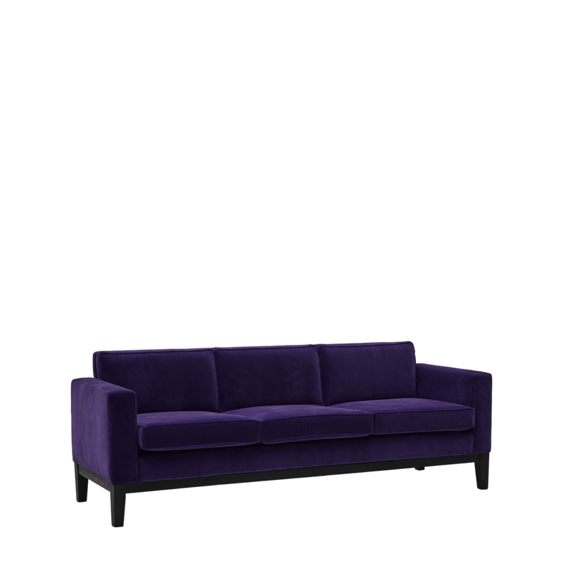 Olympic Sofa in Royal Purple Hire Options Greathire London