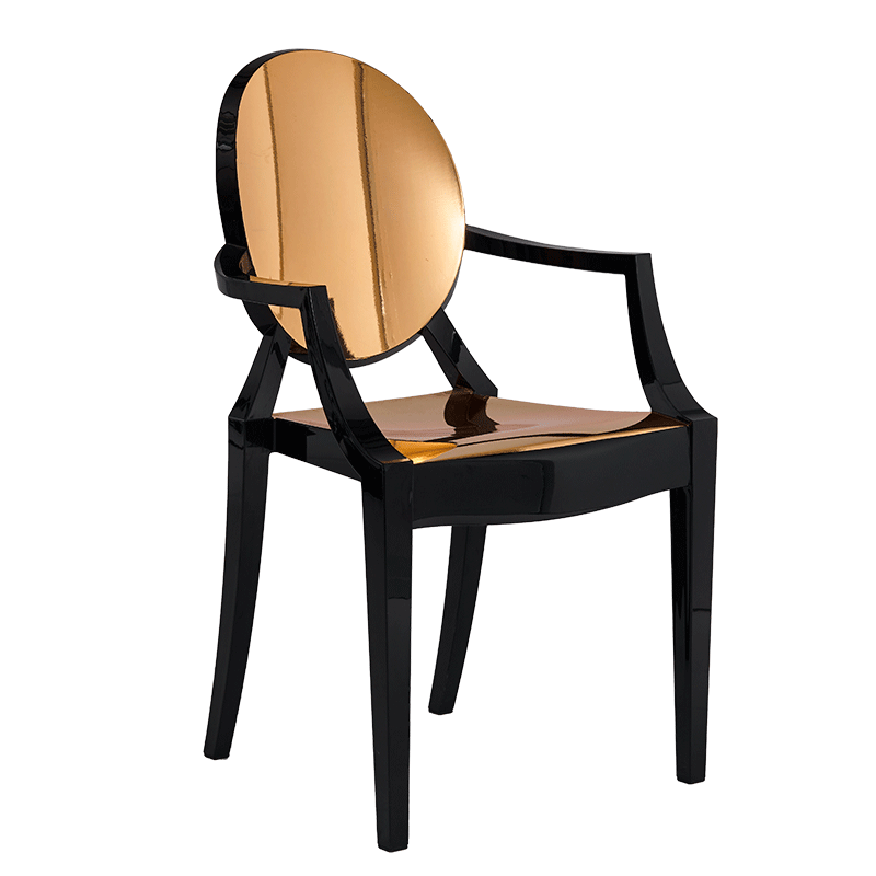 Gold 2025 ghost chair