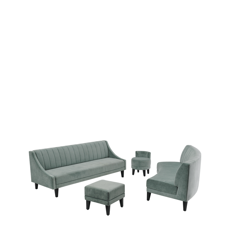 Seafoam store green sofa