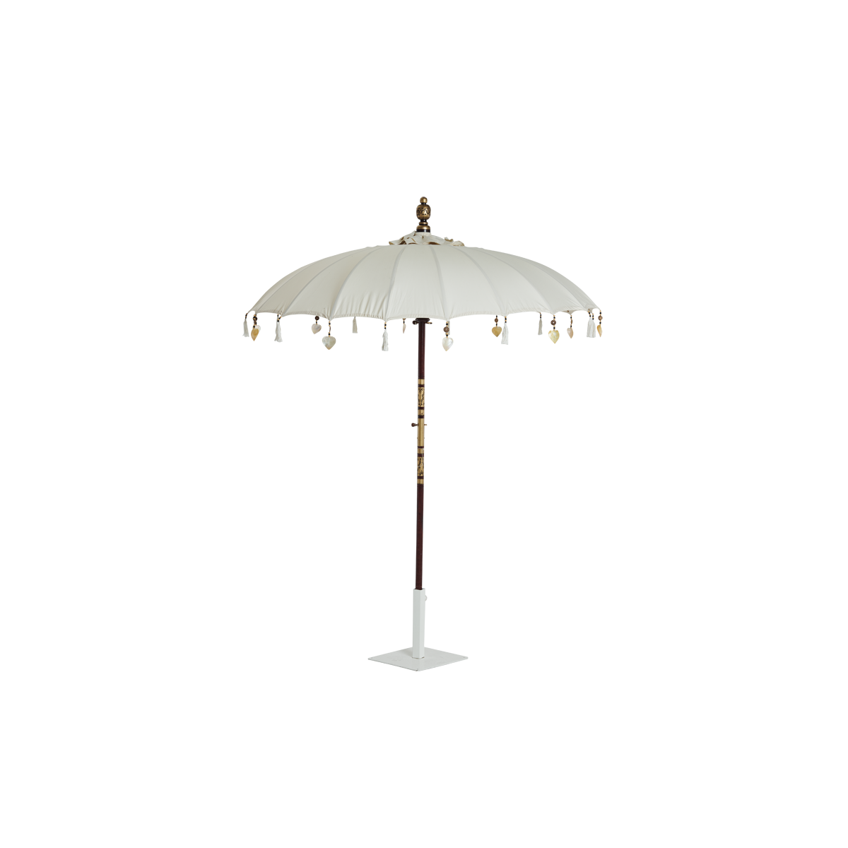 White umbrella hire clearance