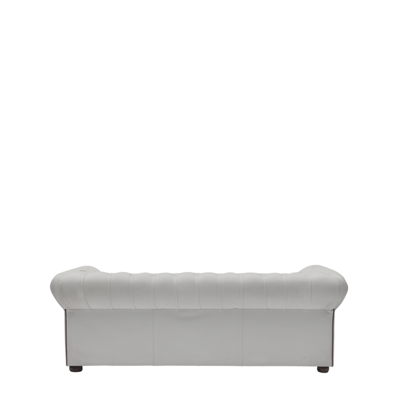 Chesterfield Leather Sofa In White 7ft Hire Furniture And Tableware From Options Greathire London Chesterfield Leather Sofa In White 7ft, 7ft Leather Sofa Bed