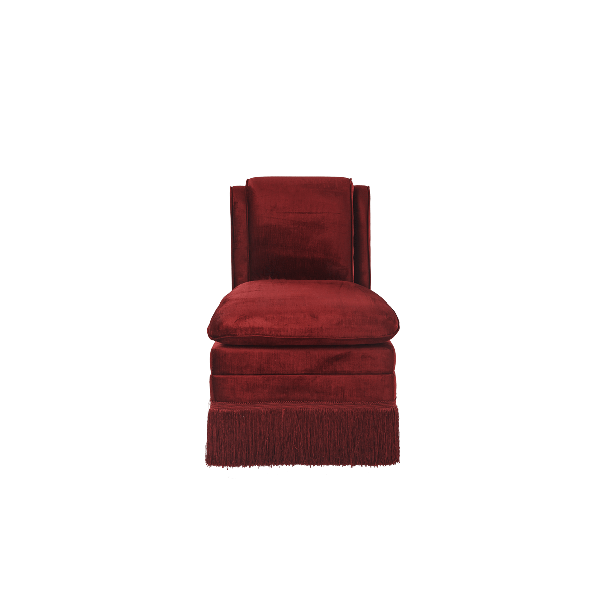 Velvet boudoir chair outlet