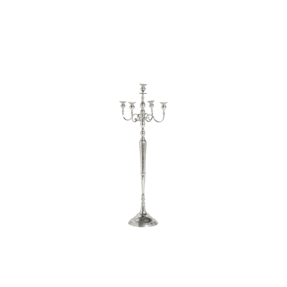 Floor Standing Candelabra in Silver Hire Options Greathire London