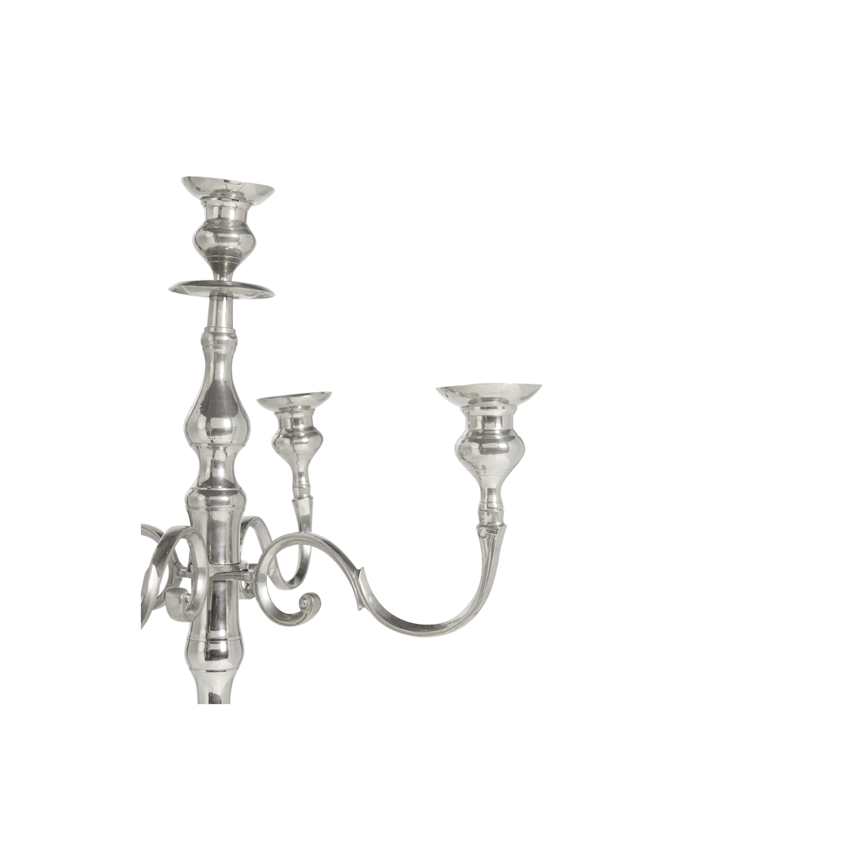 Floor Standing Candelabra in Silver Hire Options Greathire London