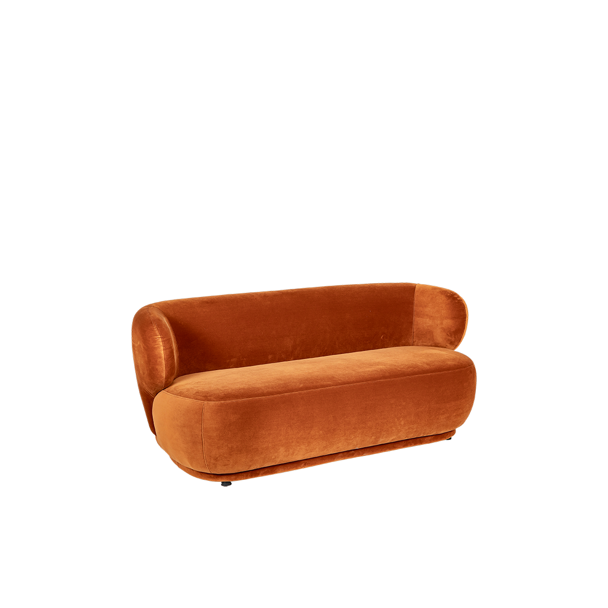 Terracotta velvet sofa hotsell
