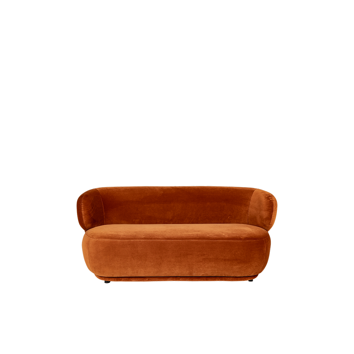 Terracotta velvet hot sale sofa