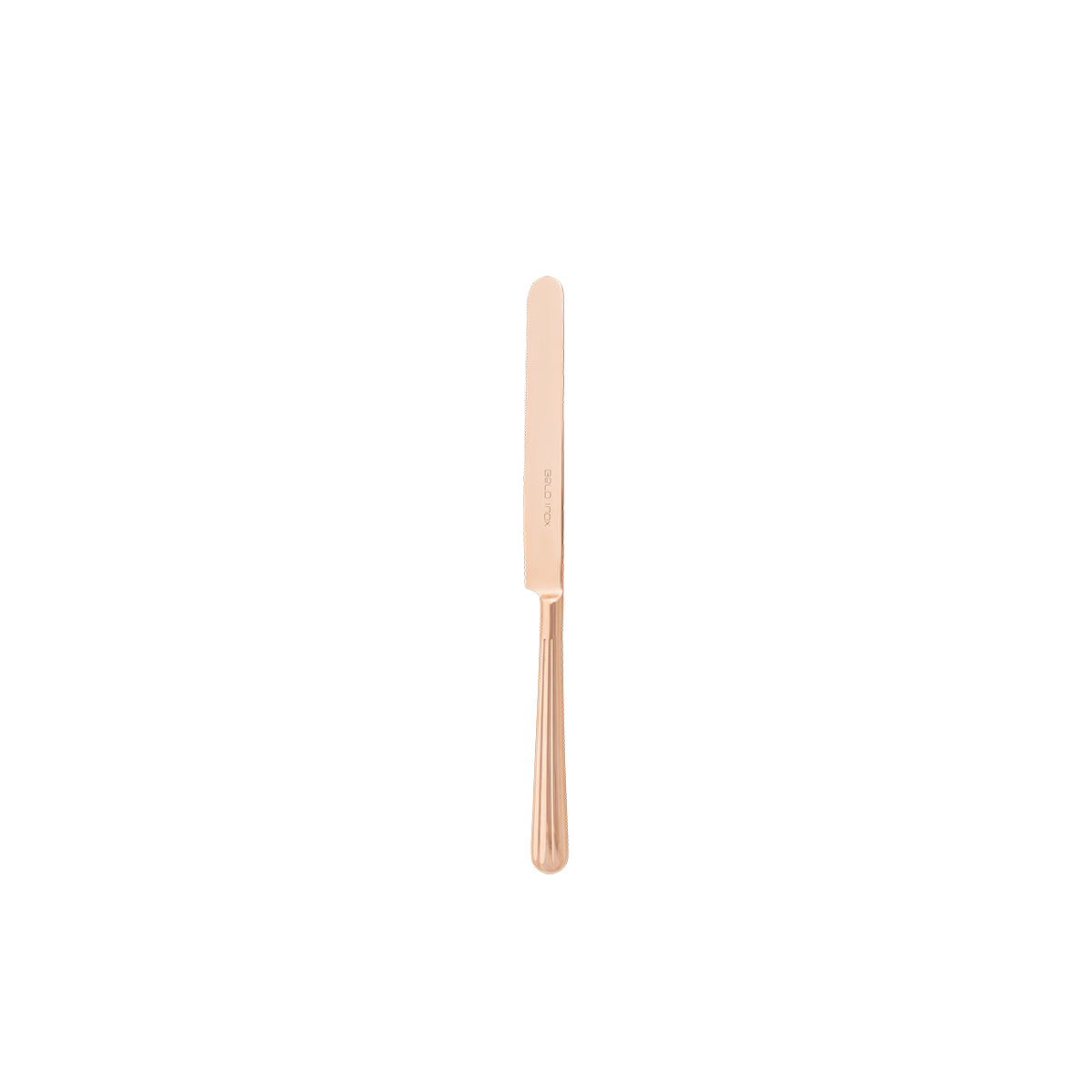 The Aurora Rose Gold dessert knife Hire Options Greathire London