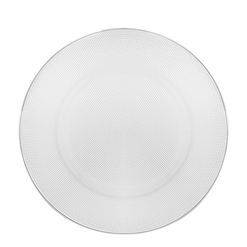 Scarlett Silver Glass Plate Hire Options Greathire London