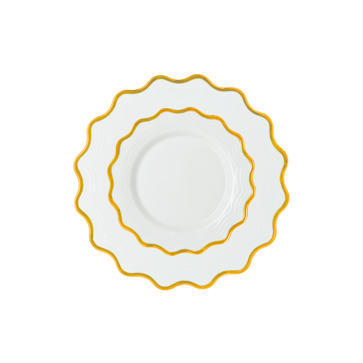 Gold Flower Plates Hire Options Greathire London