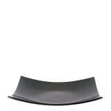 Square Dish Black Glass 29 X 29 cm
