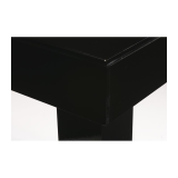 Lacquered high table black L 78.74