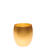 Gold tumbler Ø 9 cm H 9,5 cm 36 cl