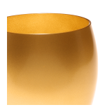 Gold tumbler Ø 9 cm H 9,5 cm 36 cl