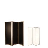 Black and White Folding Screen 210 (70 cm X 3) X 186 cm