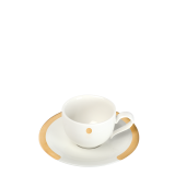 C Coffee Cup and Saucer Gold 8 cl