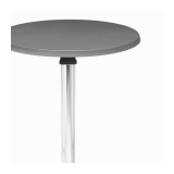 Round Poseur Table (Steel) H 111 cm Ø 60 cm