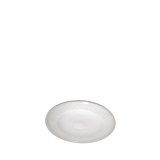 Glass Bread Plate White Ø 14 cm