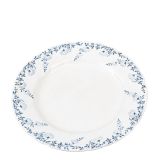 Vintage blue green big plate Ø 22-25 cm