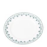 Vintage blue green big plate Ø 22-25 cm