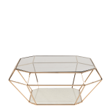 Diamond Coffee Table in Gold