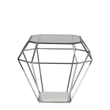 Diamond Occasional Table in Silver