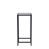 Unico Square Poseur Table with Black Frame and Coloured Top
