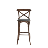 Coco Bar Stool in Natural with Grey Seat Pad