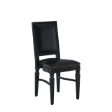 CKC Chair in Black with Black Seat Pad