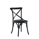Coco Chair in Black with Black Seat Pad