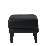 Infinito K Small Square Ottoman in Black