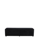 Rochelle Bench in Black Velvet