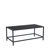 Unico Rectangular Coffee Table - Black Frame - Chalkboard Top
