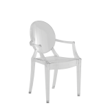 Louis Ghost Armchair in Clear 