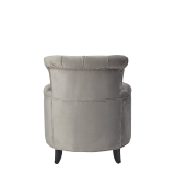 Nandor Ottoman in Grey Velvet