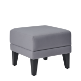 Sardinia Square Ottoman in Grey