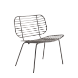 Gianni Chair in Gunmetal