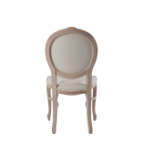 Louise Chair in Ivory with Ivory Seat Pad