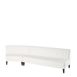 Infinito F Curved Sofa in White