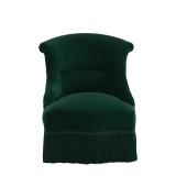 Boudoir Armchair in Emerald Green