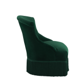 Boudoir Armchair in Emerald Green