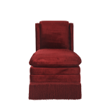 Boudoir Chair in Red Velvet