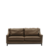 Charlton Taupe Leather Sofa