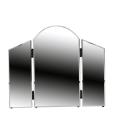 Curved Triple Fold Mirror