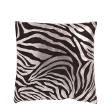 Cushion with Shiny Zebra Print