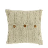 Ivory Knit Cushion