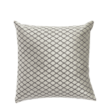 Cushion in Velvet with Diamond Design