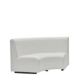 Endless Curve Sofa in White 6,16ft