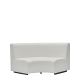 Endless Curve Sofa in White 6,16ft