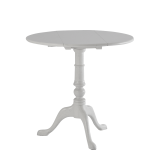Round Bistro Café Table in White