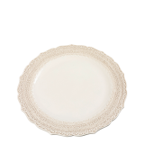 Cream Dentelle dinner plate Ø 28 cm